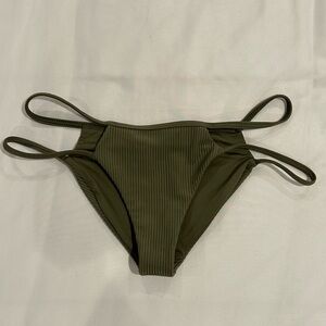 Frankie's Bikinis Green Triangle Bikini bottom